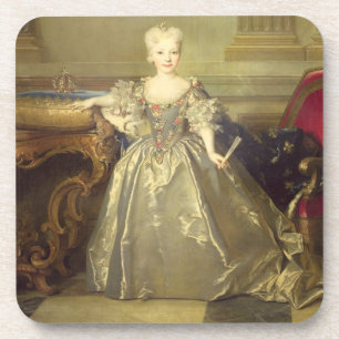 Infanta Maria Ana Victoria de Borbón, 1724 (olie o Drankjes Onderzetter