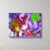 Infanta's Moonlight Garden Party van Michael Moffa Canvas Afdruk (Voorkant)