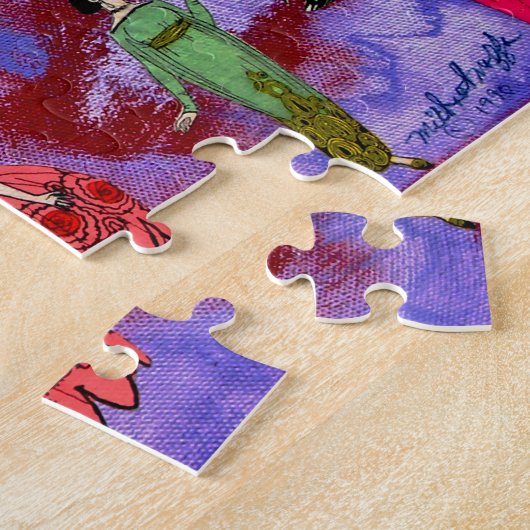 Infanta's Moonlight Garden Party van Michael Moffa Legpuzzel (Zijkant)