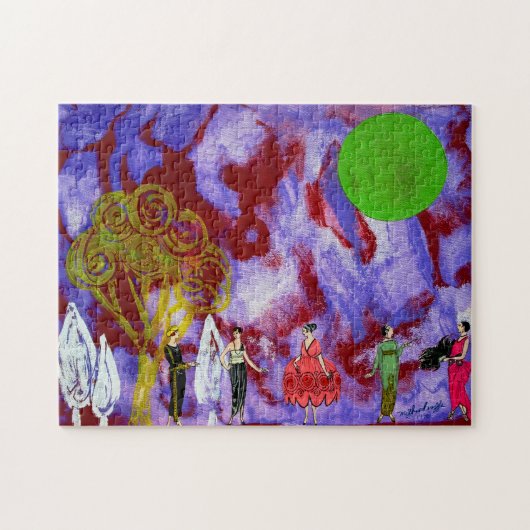 Infanta's Moonlight Garden Party van Michael Moffa Legpuzzel (Horizontaal)