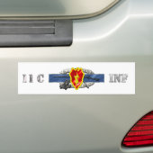 INFANTERIE 11C 25STE ID BUMPERSTICKER (Op auto)