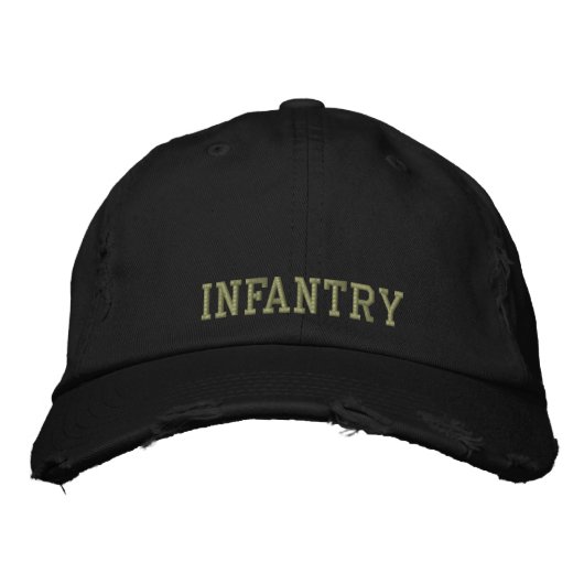 Infanterie geborduurd Pet (Voorkant)