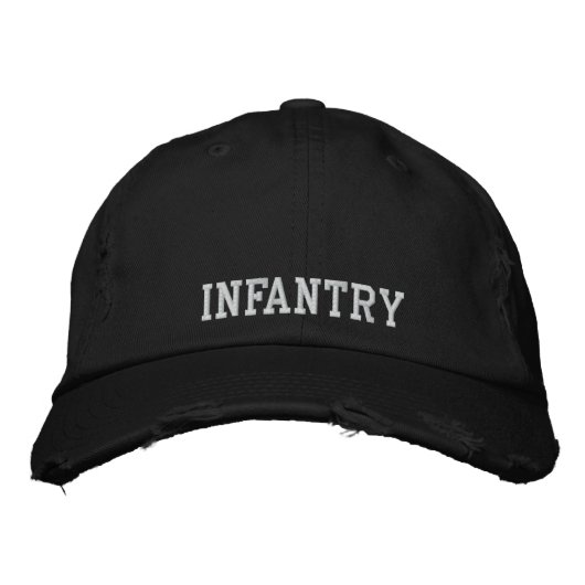Infanterie geborduurd Pet (Voorkant)