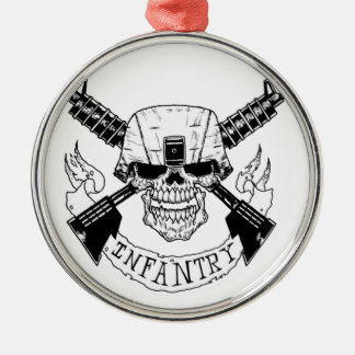 INFANTERIE METALEN ORNAMENT