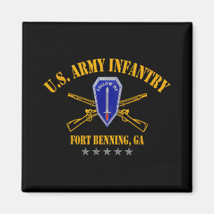 Infanterie School Fort Benning Veteraan Patriottis Magneet