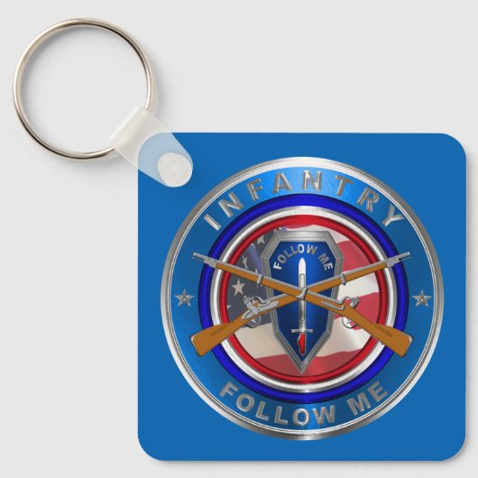 Infanterie Sleutelhanger (Voorkant)