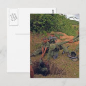 Infanterieplatform in Operatie Oregon Vietnam Briefkaart (Voorkant / Achterkant)