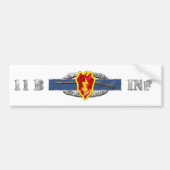 INFANTRY 11B 25TH ID BUMPERSTICKER (Voorkant)