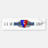 INFANTRY 11B 38TH ID BUMPERSTICKER (Voorkant)