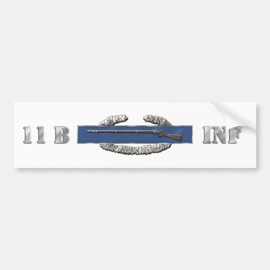 INFANTRY 11B BUMPERSTICKER (Voorkant)