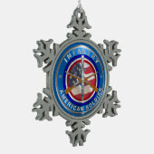 Infantry 11B  Tin Sneeuwvlok Ornament (Links)