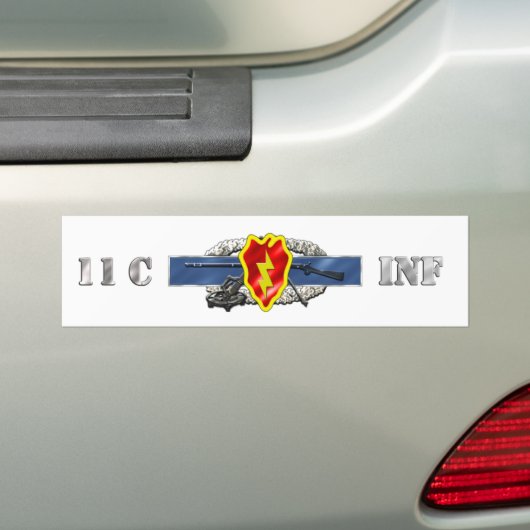 INFANTRY 11C 25TH ID BUMPERSTICKER (Op auto)