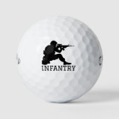 Infantry Military Golf Gifts! Golfballen (Voorkant)