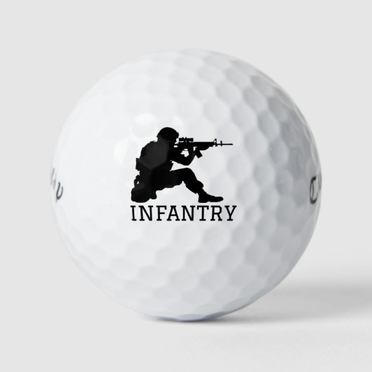Infantry Military Golf Gifts! Golfballen (Voorkant)