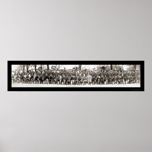 Infantrymen Rifiles WWI Foto 1917 Poster (Voorkant)