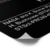 Infared Galaxies Hubble Telescope Foto Poster (Hoek)