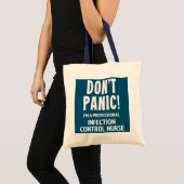 Infectie-controle verpleegster tote bag (Voorkant (product))