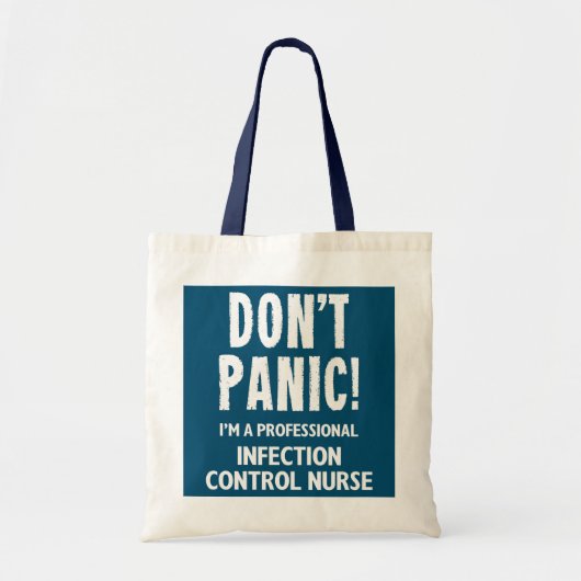 Infectie-controle verpleegster tote bag (Voorkant)