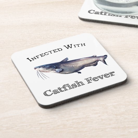 Infectie met katviskoorts bier onderzetter (Linkerzijde)