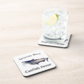 Infectie met katviskoorts bier onderzetter (Rechterzijde)