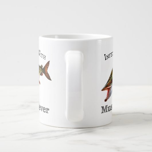 Infectie met muskietkoorts grote koffiekop (Achterkant)