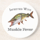 Infectie met muskietkoorts zandsteen onderzetter (Voorkant)