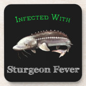 Infectie met urinekoorts bier onderzetter (Voorkant)