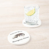 Infectie met urinekoorts zandsteen onderzetter (Zijkant)