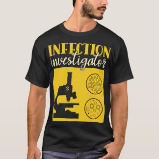 Infectie onderzoeker grappige epidemioloog t-shirt