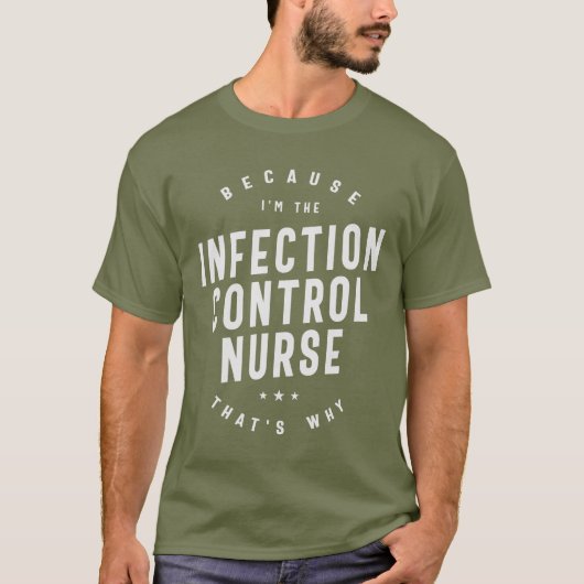 Infectiebestrijding Verpleegkundige - Autoriteit m T-shirt (Voorkant)