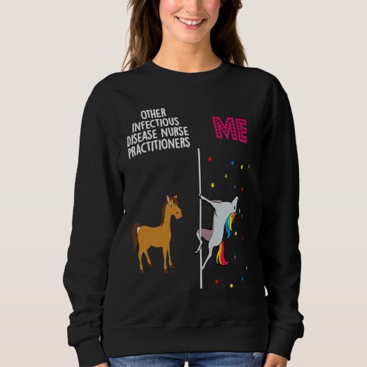 Infectious Disease Nurse Practitioner Unicorn Othe Trui (Voorkant)