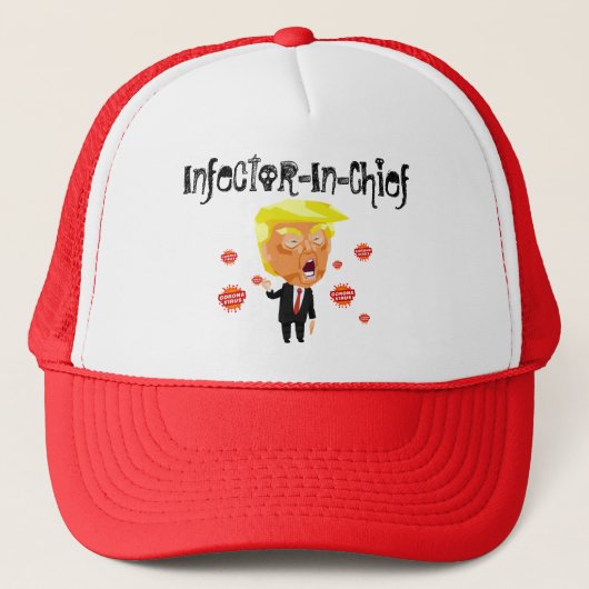Infector-in-Chief Trucker Hat Pet (Voorkant)