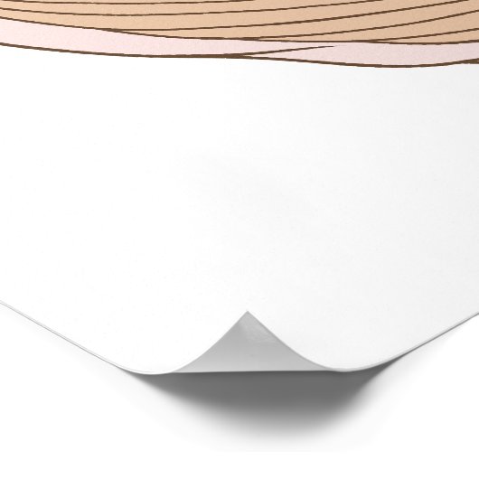 Inferieur Uitzicht van de schedelzenuwen in het me Poster (Hoek)