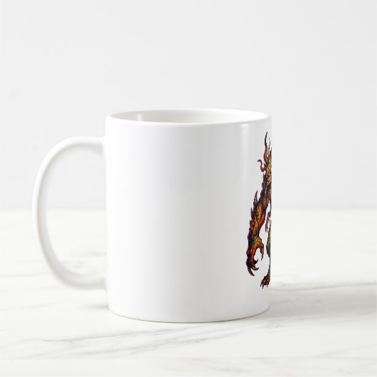 Infernaal monster koffiemok (Links)
