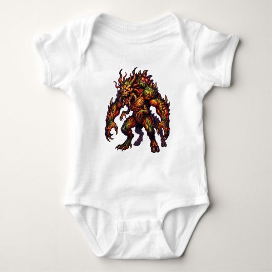Infernaal monster romper (Voorkant)