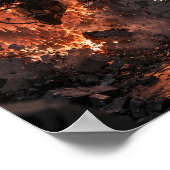Infernal Doorbraak Urban Fantasy Poster (Hoek)