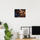 Infernal Flame en Frost Meesteres meisje Poster (Thuiskantoor)