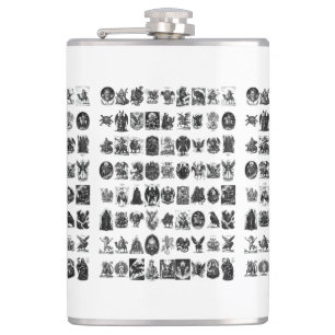 Infernal Icons De Gotische Goetia Collectie Heupfles