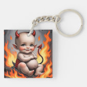 "INFERNAL INNOCENCE" SLEUTELHANGER (Achterkant)