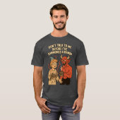 Infernal Roast Funny Coffee D & D T-shirt (Voorkant volledig)