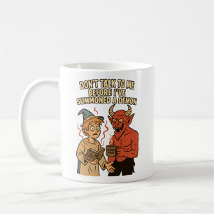 Infernal Roast Funny Coffee Mok D&D Wizard
