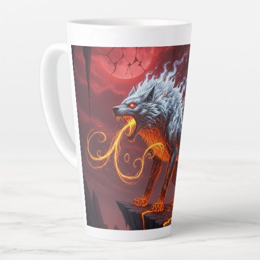 Infernal Sentinel Lava Wolf Latte Mok (Linkerhoek)
