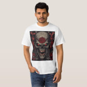 Infernal Skull King – Dark Horror Demon Skull Art  T-shirt (Voorkant volledig)