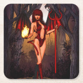 Infernal Temptress Kartonnen Onderzetters (Voorkant)