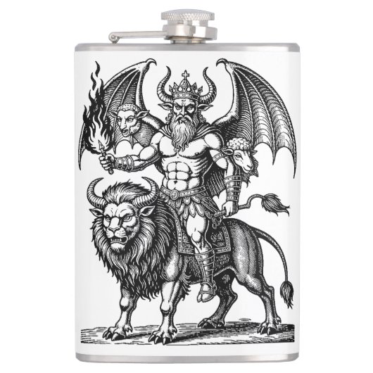 Infernale Asmodeus Heupfles (Voorkant)