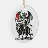 Infernale Asmodeus Keramisch Ornament (Rechts)