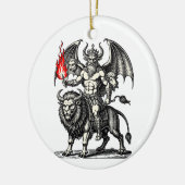 Infernale Asmodeus Keramisch Ornament (Links)