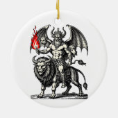 Infernale Asmodeus Keramisch Ornament (Achterkant)