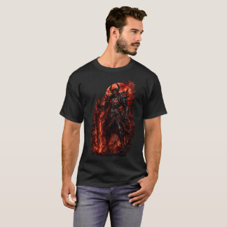 🔥👹 Infernale Duivel Koning – Donkere Fantasy Kri T-shirt