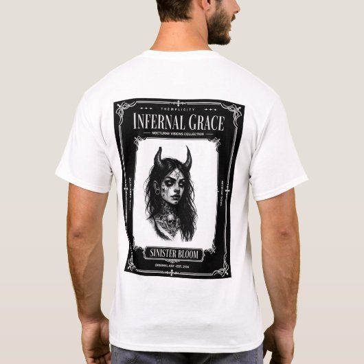 Infernale Genade Sinuister Bloesem T-shirt (Achterkant)